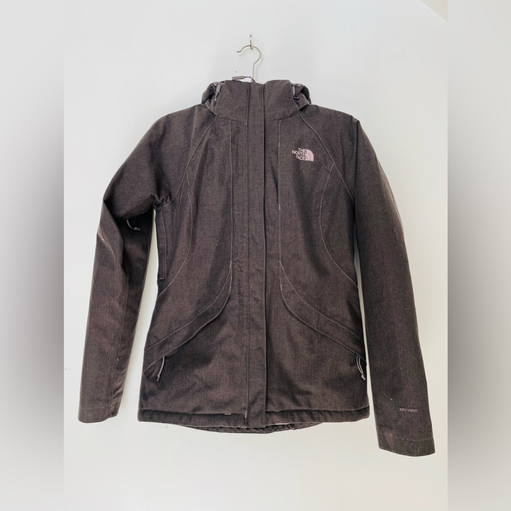 North Face snow jacket in mauve